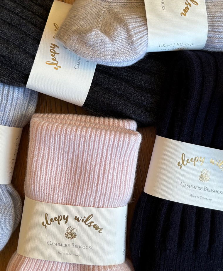 Cashmere Bed Socks